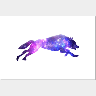 Purple x Dog Posters and Art